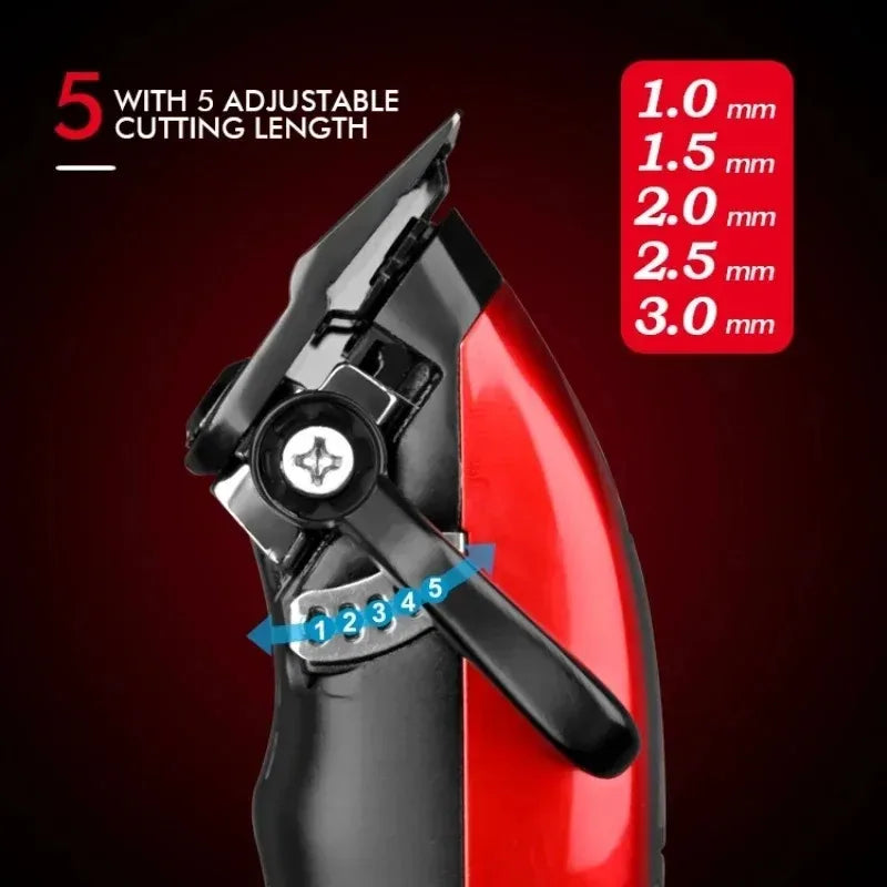 WMARK NG-X1 Professional Hair Clippers for Men, Microchipped Magnetic Motor 10000RPM 9V with Charge Stand, Cordless Cutter Trimmer
